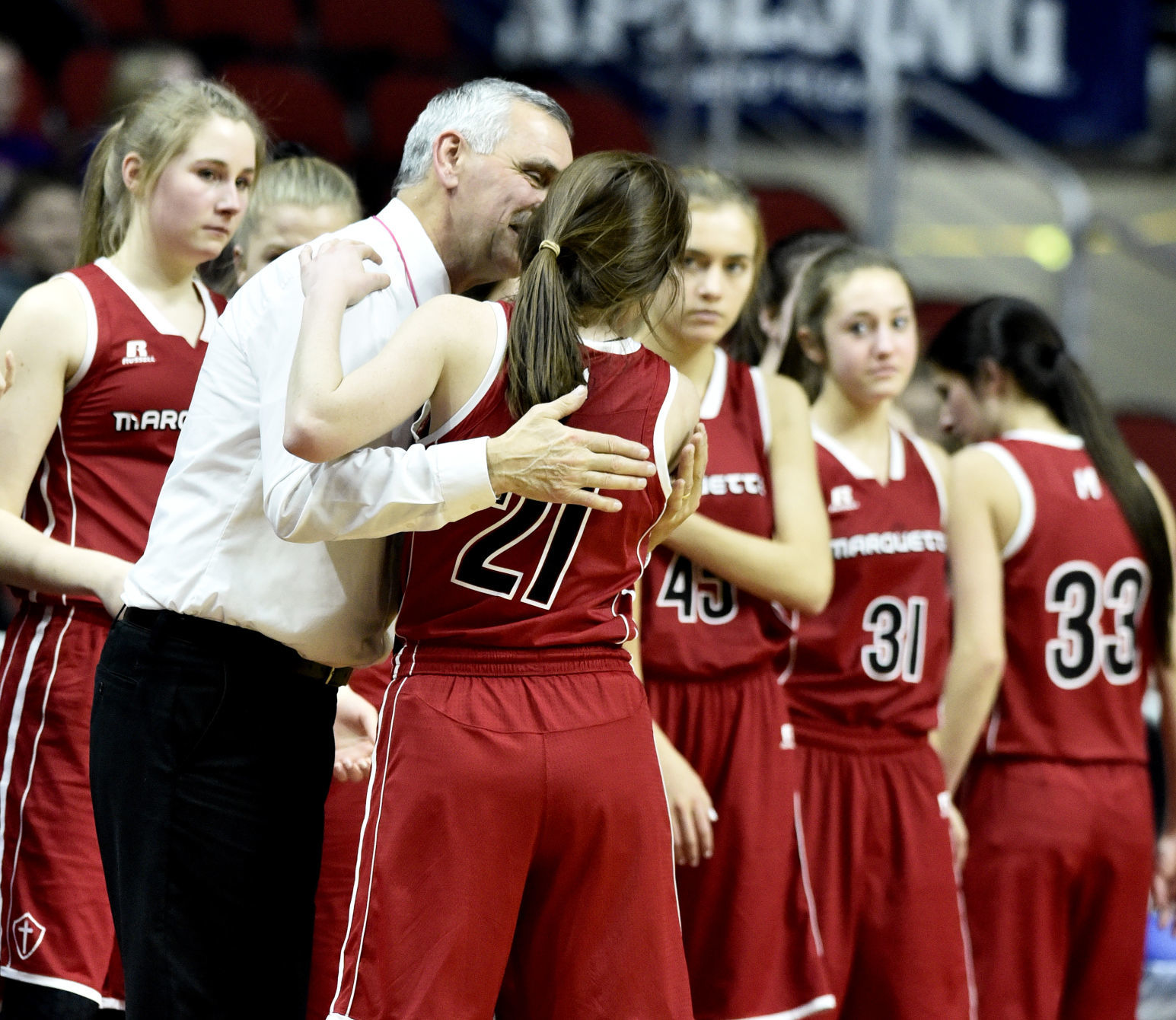 Newell-Fonda vs Marquette Catholic girls state basketball